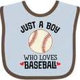 thumbnail image 3 of Inktastic Baseball Fan Quote Boys Sports Ball Boys Baby Bib, 3 of 4