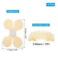 thumbnail image 2 of Uxcell 4Pcs Total 40Ft Four-Leaf Tissue Paper Garland Hanging Streamers, White, 2 of 5