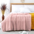 thumbnail image 2 of Acrylic Style Soft Knit Throw Blanket Indoor Warm Blankets for Sofa and Bed Cover for Home & Office, 2 of 7