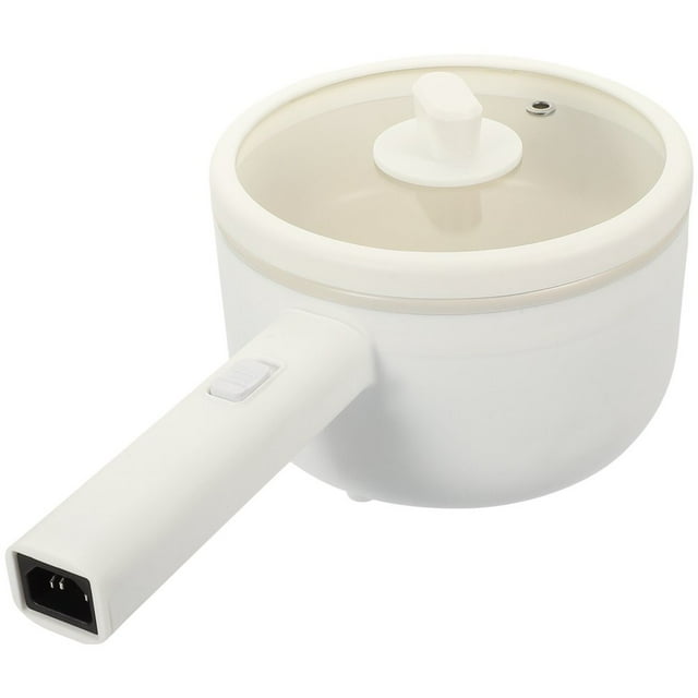 QJUHUNG Multifunctional Electric Skillet Non-Stick Hot Pot Convenient Noodles Cooker (US Plug)