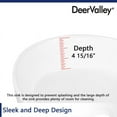 thumbnail image 6 of DeerValley 14" White Ceramic Oval Vessel Sink for Bathroom,Kitchen,DV-1V0049, 6 of 9