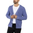 thumbnail image 4 of X RAY JEANS Mens Cotton Cardigan Sweater, Heather Blue, S, 4 of 10