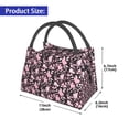 thumbnail image 2 of Fotbe Daisies Flowers Bolsa Térmica Portátil con Estampado, Bolsa de Entrega de Alimentos Aislada, Bolsa Reutilizable de Gran Capacidad para Comidas y Supermercado, 2 of 6