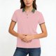 thumbnail image 1 of Negocios Casual Tops de Manga Corta de las Mujeres Collar de Solapa Botón-Abajo Camisa, Suave Blusa Transpirable para la Oficina Y el Uso Diario, 1 of 6