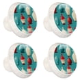 thumbnail image 2 of HemaKayy 4 Pack 1.37" Decorative Cabinet Knobs - Elegant ABS Glass Handles for Home Furniture Decor - Dresser Drawer Door Pulls - Perfect for Kitchen Bedroom - Colorful Bowling Balls, 2 of 8