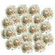 thumbnail image 1 of 20 cabezas de rosas artificiales de seda, rosas de tela, cabezas de flores decorativas verde claro, 1 of 9