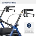 thumbnail image 4 of Andador plegable con asiento Drive Medical R728BL, color azul, 4 of 5