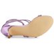 thumbnail image 5 of Sandalias de Tacón de aguja Allegra K con Diamantes de Imitación y Correa de Tobillo morado 36, 5 of 6