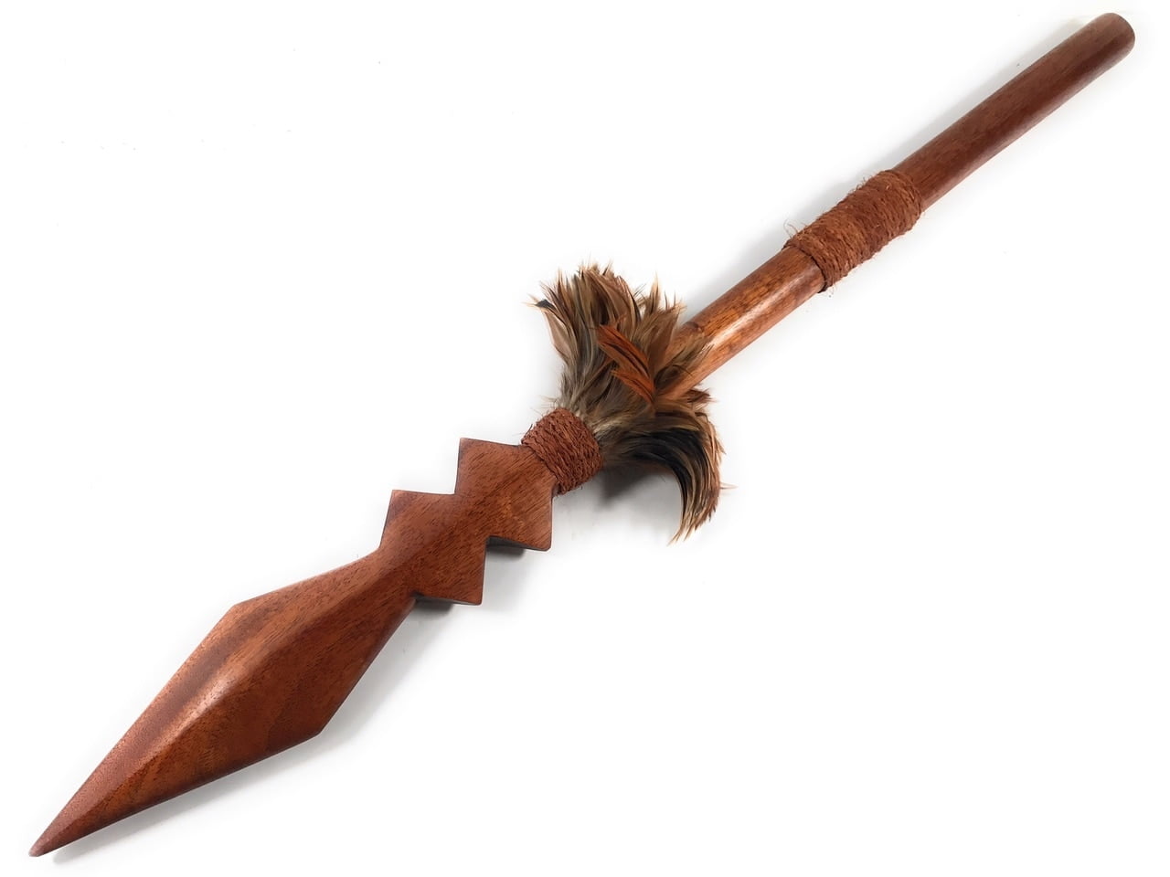 Thick King Kamehameha Koa Spear 37" Hawaiian Tradition koakkmh1