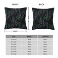 thumbnail image 2 of Pofeuu Lavender Flowers Print Double-sided plush pillowcase Square Throw Pillow Covers Pillows Cover for Living Room Bedroom Sofa Couch Cushion Cover（No pillow core）-16"x16", 2 of 7