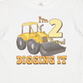 thumbnail image 4 of Inktastic I'm 2 and Digging It Bulldozer Boys or Girls Baby T-Shirt, 4 of 5