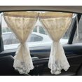 thumbnail image 4 of Car Sun Shade Curtain for Side Window Baby Kids Children Sunshade Protector Protects from Sun Glare Heat Blocks UV Rays Glare Car Interior Sun Blocker Blind-Small daisies, double open, 4 of 5