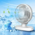 thumbnail image 3 of Outoloxit 3-in-1 USB Desk Fan with Oscillating Head, Silent Operation, Rechargeable Battery, 3 Speed Settings for Office and Home Use, 3 of 7