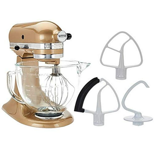 KitchenAid 5Quart Stand Mixer Glass Bowl Copper Pearl