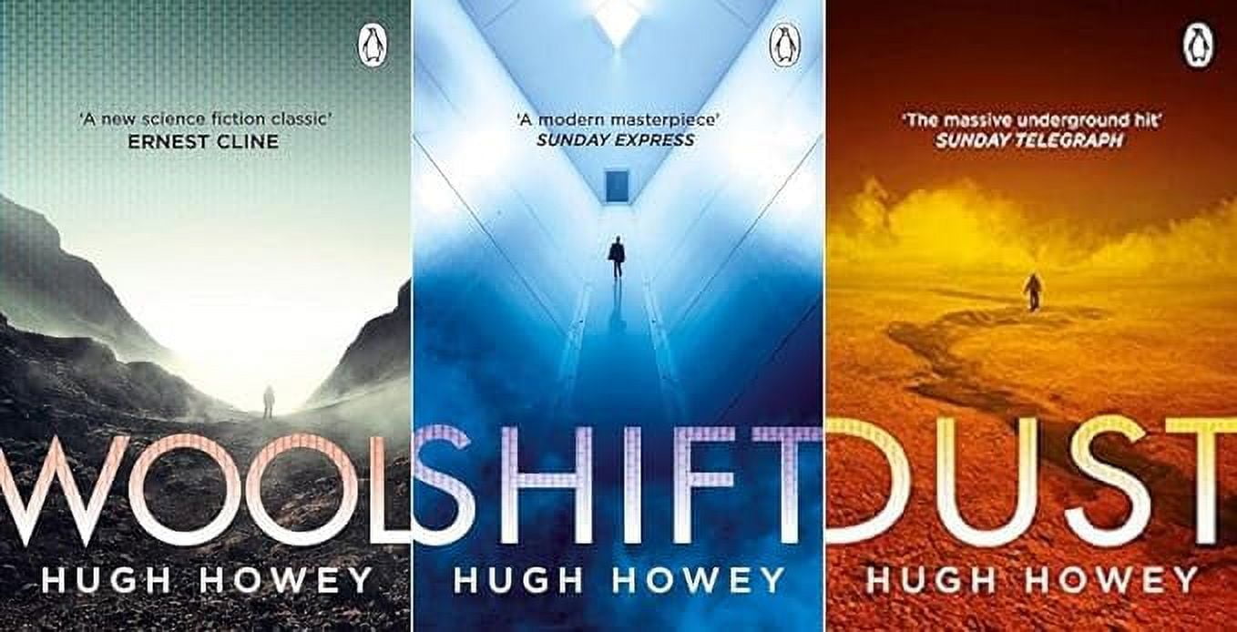 ヒュー・ハウイー　WOOL,DUST,SHIFT全3巻セット Wool Trilogy 3 Books Collection Set By Hugh Howey (Wool
