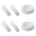 thumbnail image 1 of Uxcell 6 Pcs Tapón de Silicona en Forma de T, Diámetro 55 mm/2.17 Pulgadas, Tapón de Silicona Impermeable Reutilizable, Tapón Redondo de Sellado para Equipos de Tuberías, Blanco, 1 of 7
