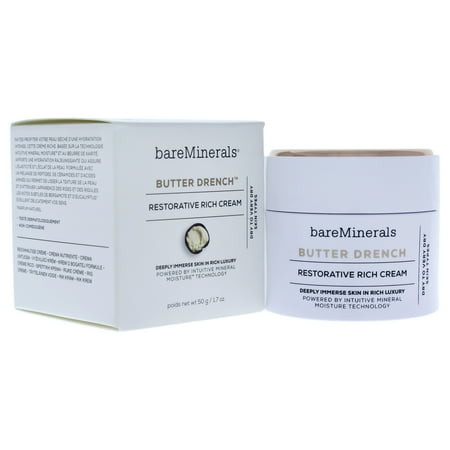 Restorative Creme - Butter Drench Restorative Rich Cream by bareMinerals for Unisex - 1.7 oz Cream