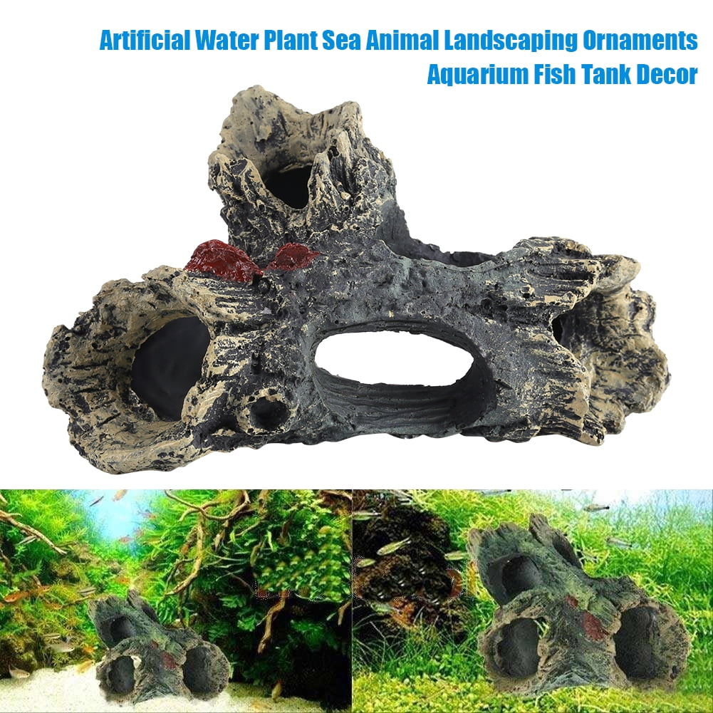 Walfront Aquarium Ornament Fish Tank Landscaping Fish Tank