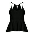 thumbnail image 3 of UYISJ Womens Spaghetti Strap Tank Tops Cami V Neck Halter Peplum Tops Flowy Tunic Shirts, 3 of 5