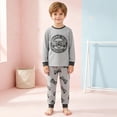 thumbnail image 2 of Gubotare Boys Pajamas 100% Cotton Planet Pjs Toddler 2 Piece Sleepwear Kids Clothes Set Size 3t -10t (Grey, 3-4 Years), 2 of 9