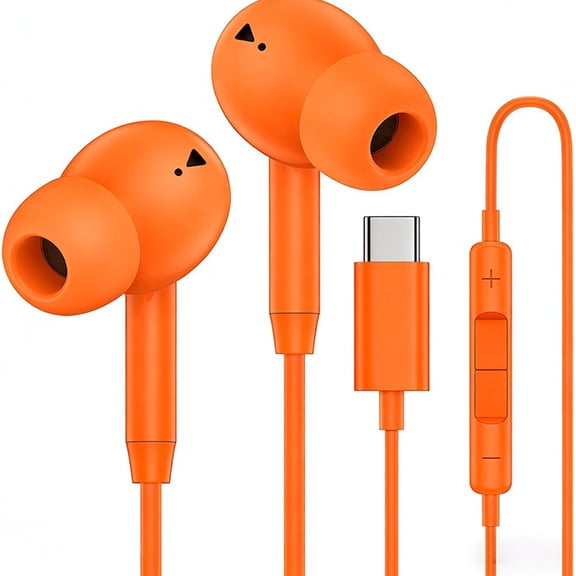 YIEMEEN Corded Earbuds in-Ear Headphone Earphones with Microphone Noise Isolation Corded 3.5mm/Type C Earbuds for Phone