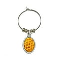 thumbnail image 1 of Honeycomb Honey Comb - Bee Oval Wine Glass Charm, 1 of 1