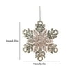 thumbnail image 3 of Tyidzon Christmas Snowflake Ornaments, Christmas Tree Decorations Snowflake New Year Christmas Gifts for Home Holiday Party Indoor Winter Wonderland Decor, 3 of 6