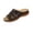 Black_034, variant on Domuza Womens Orthopedic Sandals Slip on Non Slip Arch Support Flat Wedge Sandals Breathable Beach Slippers 2026 Comfortable Orthopedic Shoes Brown 6.5(EU-37)