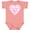 Mauve, variant on Inktastic Grandpa's Sweetie Pie with Pink Hearts Boys or Girls Baby Bodysuit