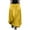 Yellow, variant on yillto Womens Plus Size Long Skirts High Waist Palazzo Flowy Causal Maxi Skirt with Pockets S-5XL