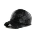 thumbnail image 2 of Gorra de béisbol cálida de otoño Qarigey gorra de moda de algodón gris, 2 of 6