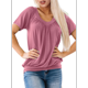 thumbnail image 1 of Tops Casuales de Corta para Mujer, Color Rosa, Talla L, 1 of 7