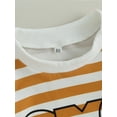 thumbnail image 5 of Bagilaanoe Toddler Baby Girl Boy Casual Sweatshirt Long Sleeve Striped Pullover 6M 12M 18M 24M 3T 4T Kids Fall Loose Tee Tops, 5 of 8