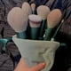 thumbnail image 1 of 13 Brochas de maquillaje verdes Four Seasons Green Beauty Juego de brochas de maquillaje de secado rápido Brocha para rubor en polvo súper suave, 1 of 2
