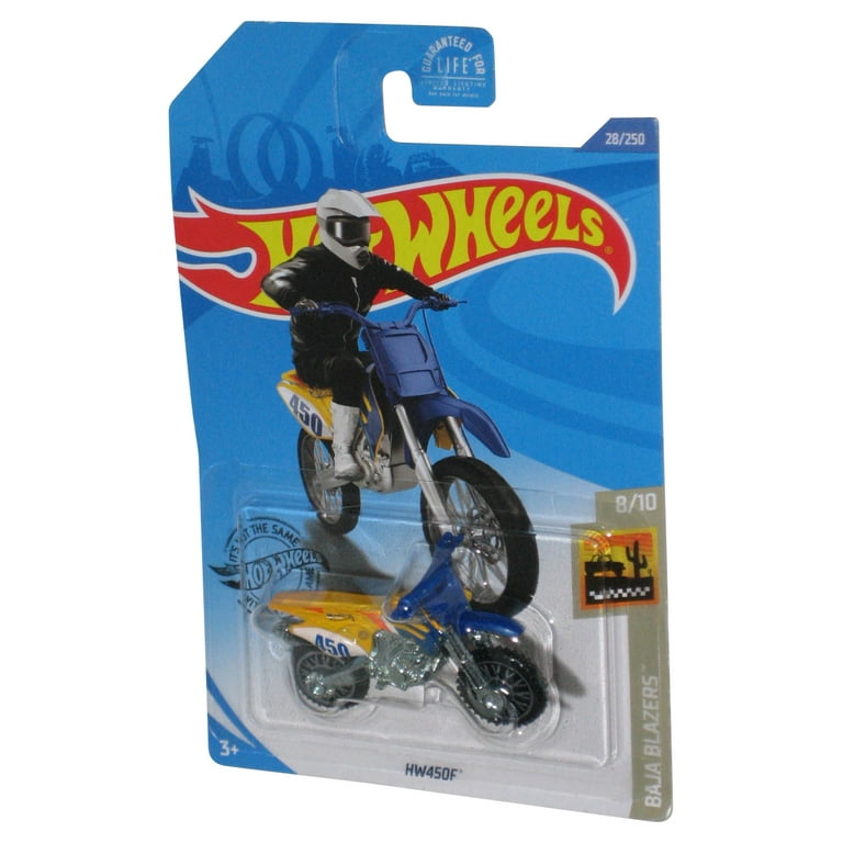Hot Wheels 2017 Yellow HW450F Baja Blazers 8 10 Toy Dirt Bike