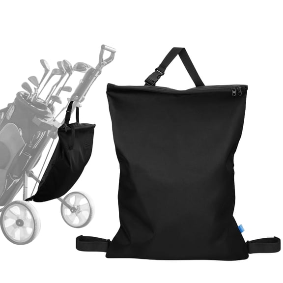 AOOOWER Golf Push Cart Accessories Storage Bag Portable Push Cart Organizer Enduring