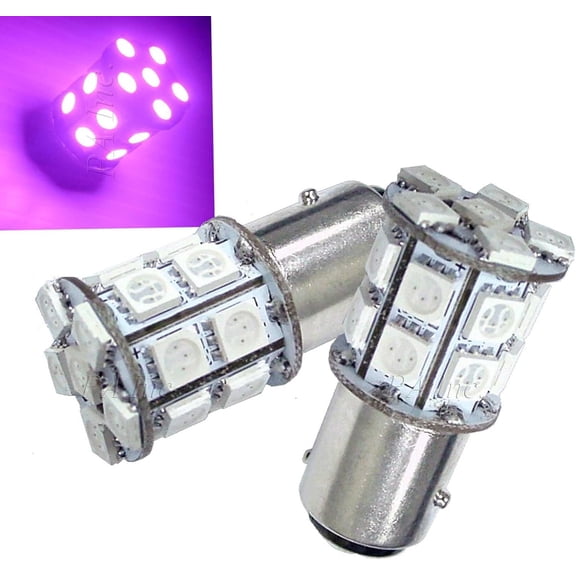 PA LED 2PCS 20SMD 1157 BAY15D Purple Auto Bulb 12V for Turn Signal Side Marker Stop Backup Tail Light