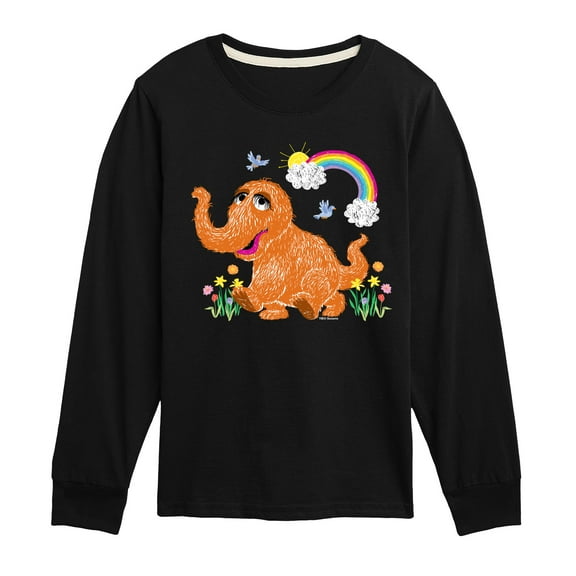 Sesame Street - Scribble Snuffleupagus - Toddler and Youth Long Sleeve T-Shirt