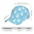 thumbnail image 2 of Balery Skating Poodle Fun Gorra de béisbol de tamaño ajustable para correr, entrenar y actividades al aire libre. Gorra de papá para todas las estaciones., 2 of 6