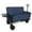 Dark Blue, variant on 47" 500lbs Collapsible Wagon Cart, Foldable Utility Cart with Bench Seat, Tabletop and Drink Holders, 180L Capacity Camp Cart with Wheels, Orange