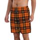 thumbnail image 2 of Balery Halloween Tartan Plaid Traje de Baño Estilo Hawaiano para Hombre, Shorts de Secado Rápido con Bolsillos-Large, 2 of 6