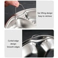 thumbnail image 4 of Giaone Steamers Tray for Fish Meat and Vegetable Dishes Stainless Steel Steaming Plate, 4 of 15