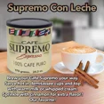 thumbnail image 5 of Cafe Supremo Dark Roast 100% Pure Espresso Ground Coffee Can - 34.5 Ounce, 5 of 6