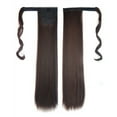 thumbnail image 1 of REK Real New Clip In Human Hair Extension Straight Tail Wrap Around Ponytail, 1 of 1