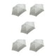 thumbnail image 1 of Wosthever Paraguas de sol retráctil con rotación para desmontaje de protección solar Sombrillas de sol plegables blanco cremoso Type2 NO2, 1 of 6