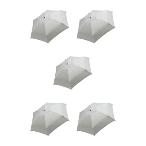 Wosthever Paraguas de sol retráctil con rotación para desmontaje de protección solar Sombrillas de sol plegables blanco cremoso Type2 NO2