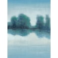 thumbnail image 2 of OToole, Tim 19x24 Black Ornate Wood Framed with Double Matting Museum Art Print Titled - Misty Blue Morning II, 2 of 4