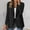 Black, variant on Baqcunre Blazer For Women 2023 Women's Autumn And Winter Long Sleeved Button Solid Color Cardigan Small Suit Jacket Womens Jacket Womens Fall Fashion 2023 Beige L