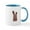 White/Blue Inside, variant on CafePress - Chocolate Easter Bunny Mugs - 11 oz Ceramic Mug - Novelty Coffee Tea Cup