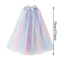 thumbnail image 3 of Capa de princesa PHOGARY, colorida capa de princesa para niñas, 70 cm, 3 of 7